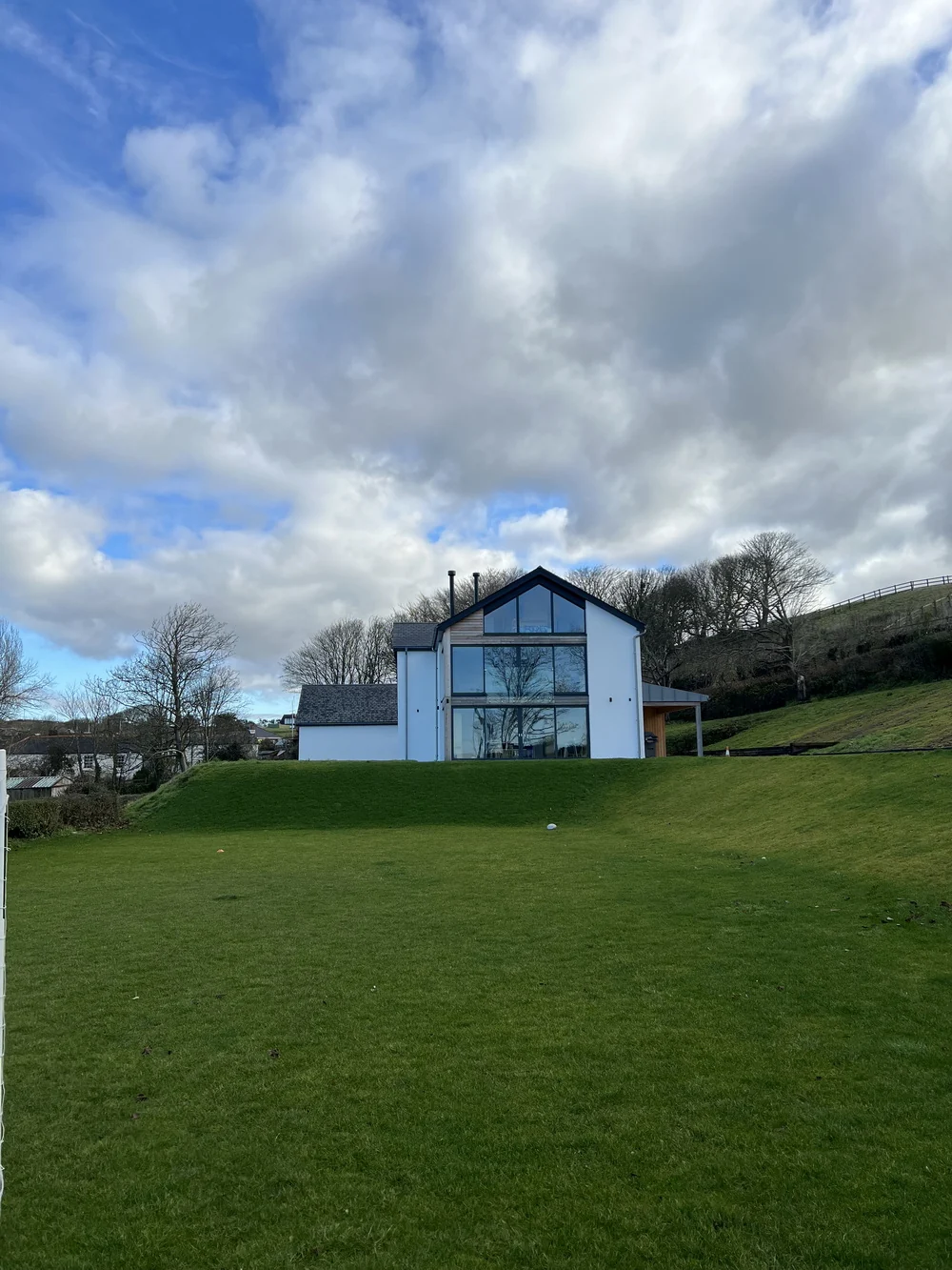 Gable-end glazing