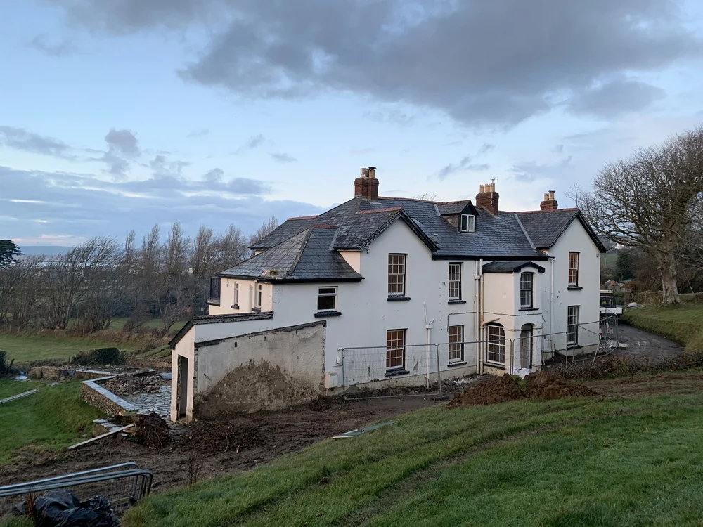 Old house before renovation