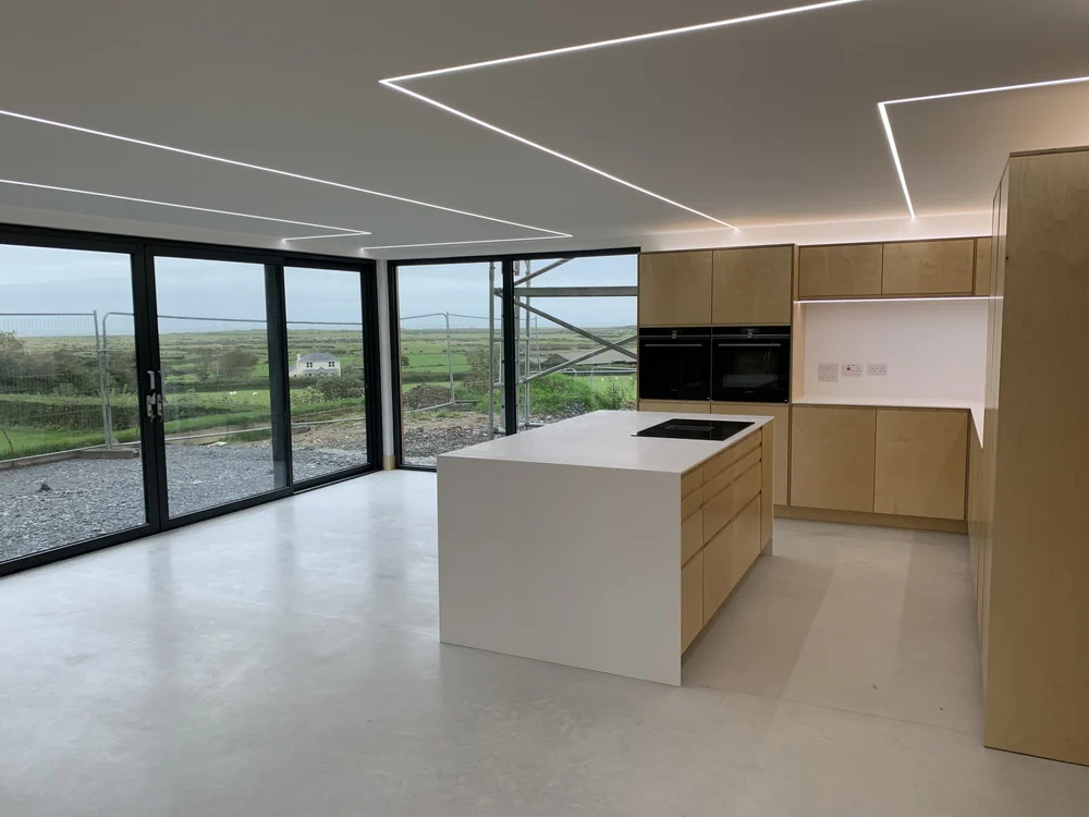Modern open-plan kitchen
