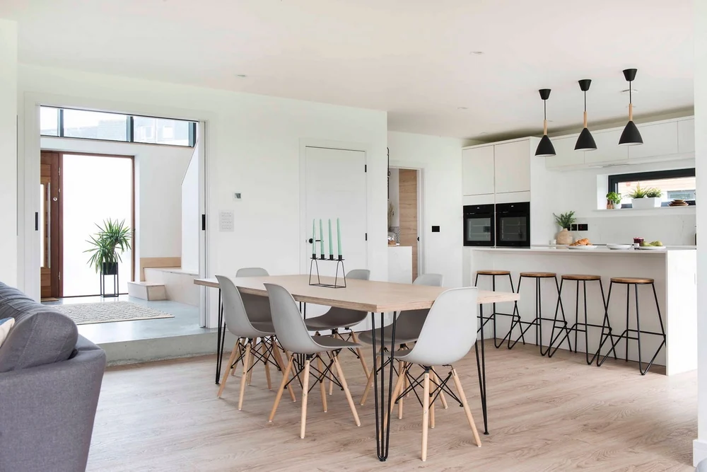 Modern open-plan living space